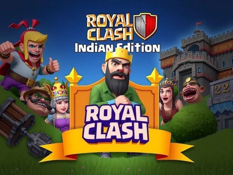 Royal Clash Indian Edition Epic Battle Scene Royal Clash Indian Edition Game Banner